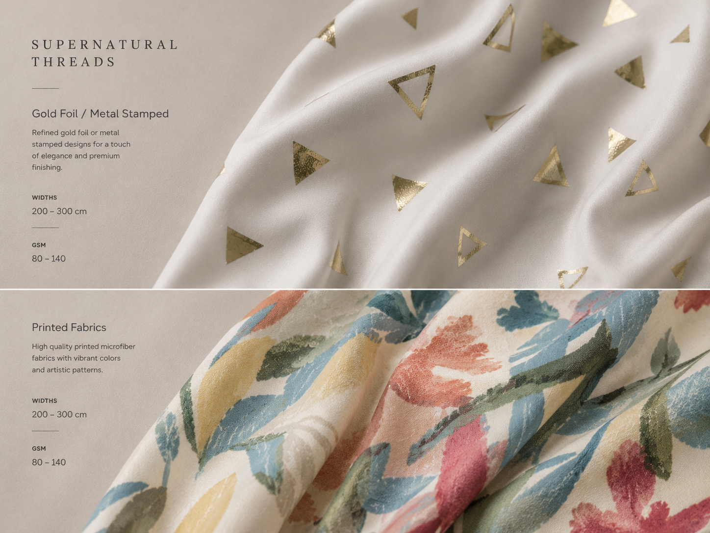 Printed & Decorative Microfiber